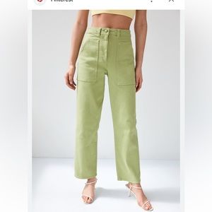 Wilfred Free High Waisted Utility Pant Sz/2 color/purple